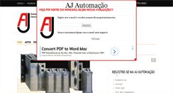 Desktop Screenshot of ajautomacao.com