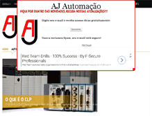 Tablet Screenshot of ajautomacao.com